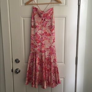 Banana Republic 100% silk midi dress